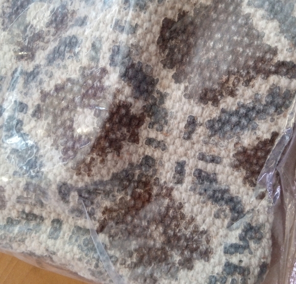 Clea Ray crossbody fringe bag with horse hair recycled canvas NWT - Picture 2 of 6